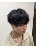 波巻きシャドウパーマ