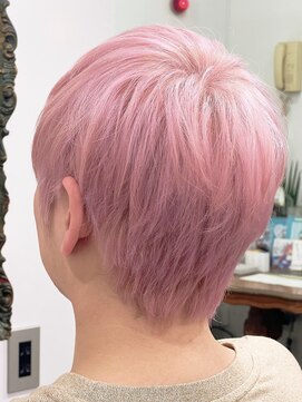 ルネラトーキョー(RUNERA TOKYO) ナチュラルペールピンクメンズカットブリーチトリートメント原宿