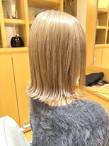 オーガニックエコ 川越(organic+eco)&nbsp;艶髪◎ボブ×ミルキーベージュで透明感イメチェン