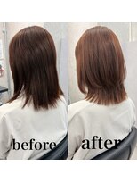 ヘアサロン ドットプラス 町田店(dot. plus)&nbsp;大人レイヤーボブ着物ヘア/ミディアムレイヤーカット/町田