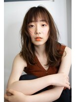 アコロン(acoron)&nbsp;小顔カット＿くびれセミディ＿アッシュカラー ＿新宿