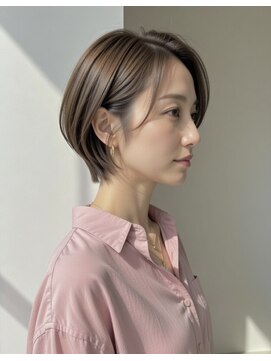 ゲイン(Gain) ショートカット・レイヤーカット×白髪ぼかし