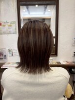 アミリー ひたち野うしく店(Amily)&nbsp;ハイライトバレイヤージュダブルカラーケアブリーチ20代30代