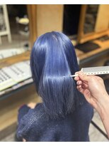 フリーダムガーデン 岡山駅前店(freedom garden) 【韓国風】ブルーラベンダー 色落ち◎