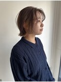 レイヤーボブ/ボブ/切りっぱなしボブ/インナーカラー