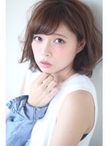 【aRietta】耳かけが可愛いモテミディ/大人ガーリーふんわりボブ