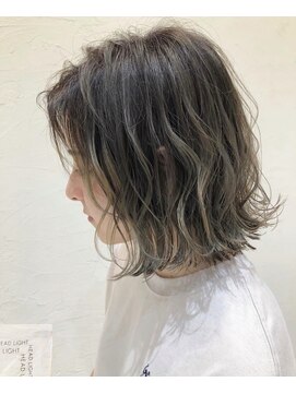 モアナ バイ ヘッドライト 沖縄豊見城店(Moana by HEADLIGHT) バレイヤージュ☆ハイライト☆グラデーションカラー☆ボブ