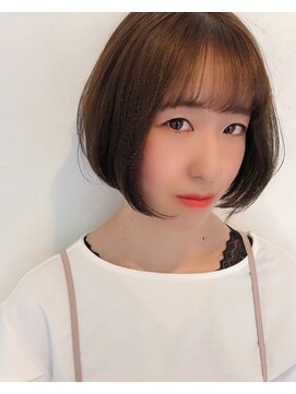 ザブックハンドサロン(The book hand salon) オリーブ×ショートボブ