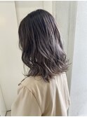ハイライト&バレイヤージュ×透け感グレージュ♪