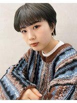 キピ(KIPI) 【早瀬忍　梅田中津】ショート×オリーブベージュカラー