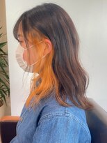 ネイヴィル オモテサンドウ(navile omotesando) *シアーブラウン×インナーオレンジ*