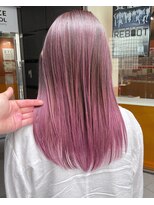 ブロンド 町田(BLONDE)&nbsp;ショッキングパープル×こなれヘア×ハイトーンカラー