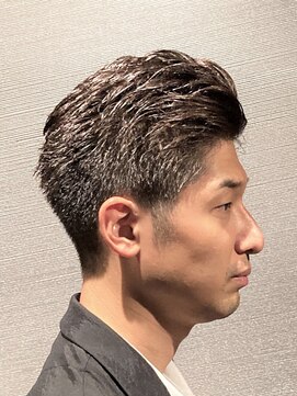 ビーダンディー(Bee dandy) ビジネスフォーマル かき上げオールバック ナチュラルブラック