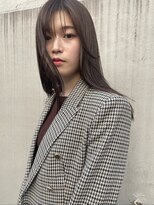 ローウェ 青山 表参道(Louwe) 大人かわいいメルティーカラーフェザーバングくびれミディ