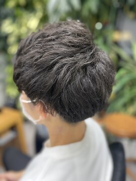 シェル 吉祥寺(shell) メンズパーマ残しアレンジ