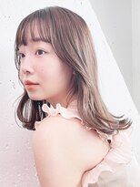 アイティーバイアルバム 八王子店(IT by ALBUM) ふんわりくびれ巻き_外ハネボブセクションカラー_58908