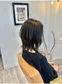 伸ばしかけミディアムウルフstyle