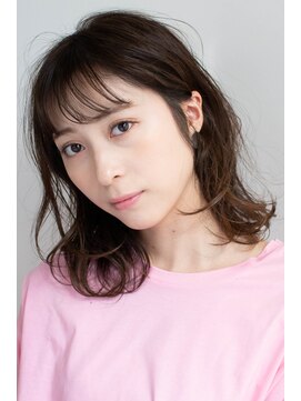 クシュ 所沢西口プロぺ通り(kusyu... ) シルキーベージュ/斜めバング/グレージュカラー/デザインカラー