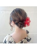 #ヘアセット #ヘアアレンジ #浴衣ヘアー
