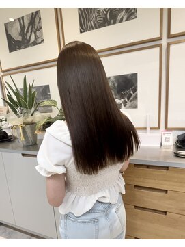 ラミ(L'ami) 縮毛矯正/ベージュカラー/20代30代40代/大人可愛い