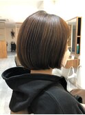 セクションカラー×ボブ
