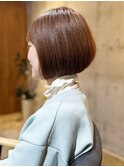 大人女性の丸みショートボブ  [ショート/パーマ/神戸/三宮/元町]