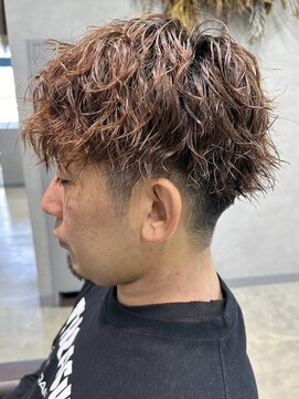 リット×ベリエ(Lit.×belier) 無造作パーマスパイラルパーマメンズマッシュメンズパーマ鹿児島