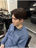 メンズリバースパーマ毛流れセンターパート【RANDY】
