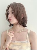 ＊20代30代40代◎小顔無造作カールボブディセミディ