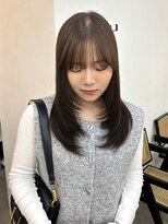 オルセン(OLSEN)&nbsp;ブリーチなしカラー/ベージュカラー/レイヤーカット