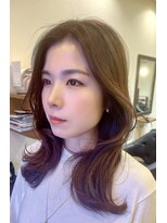 リップル(hair salon Ripple)&nbsp;ミディアム韓国巻き