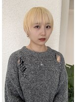 キュー(que) ハイトーンショート 抜きっぱなしブリーチ