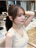 ＊20代30代40代◎結んだ時も綺麗な前髪顔まわりレイヤー新宿