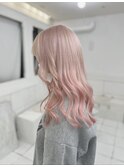 色抜けもキレイなホワイトピンク*