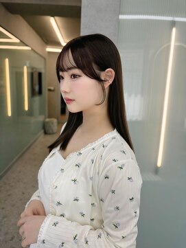 ボタン ハカタ(VOTAN hakata) 市野瀬裕奈/博多韓国ヘア/顔周りカット/レイヤーカット/暗め