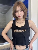 ロンド ラマ 岐阜(Lond bla-ma)&nbsp;ボブ／ブリーチなしダブルカラー