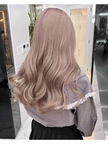 ラピステン 福岡天神 大名店(Lapis)&nbsp;ミルクティー/ベージュ/ダブルカラー/髪質改善/韓国