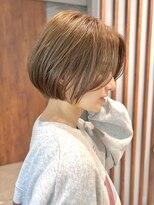 サン 白金台(SUN)&nbsp;前髪長めのコンパクトショートボブ白金目黒