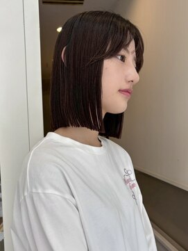 マッシュマシェラ(MASHU MACHELA) ぱつっと似合わせボブ