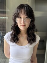 アクアオモテサンドウ(ACQUA omotesando)&nbsp;◎チョコレートブラウンココアグレージュロングパーマロングヘア