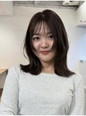小顔に見えるレイヤーカット