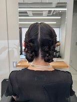 バルべス トーキョー(BARBES TOKYO)&nbsp;ツイン三つ編みアレンジ【清板】