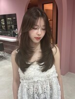 ボタン コロン 表参道 原宿(VOTAN COLON) オリーブブラウン/レイヤーカット/透明感カラー/韓国ヘア