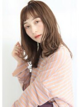 シロフイケブクロ(shirof ikebukuro) フレンチガーリーパーマ×眉上バング20代30代40代