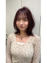 バーチ バイ クロップエス(BIRCH by crop es) 抜け感ピンクブラウンカラー