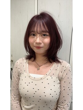 バーチ バイ クロップエス(BIRCH by crop es) 抜け感ピンクブラウンカラー