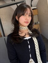 エトワ 中央店(etoi)&nbsp;大分ハッシュカット胸上鎖骨下ミディアムレイヤースタイルかるめ