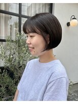 ファヴォリ(favori)&nbsp;【favori 自由が丘】オリーブカラー ミニボブ コンパクトボブ