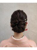 ◎和装シニヨンヘア/七五三ママヘア/着物ヘアセット◎