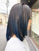 トオ(TOH) ブリーチオンカラーリングブロンドヘアーグレージュダブルカラー